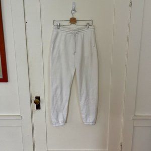Tna Cozy Fleece Perfect Sweatpant, size M white
